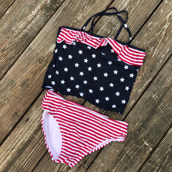 stars and stripes tankini